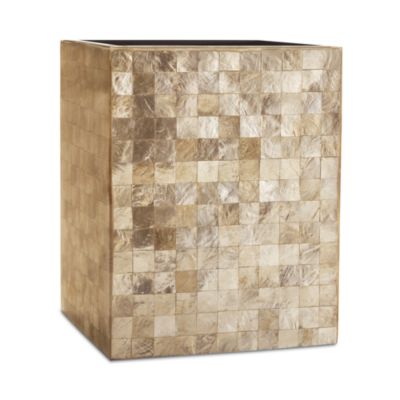 Capiz Waste Basket