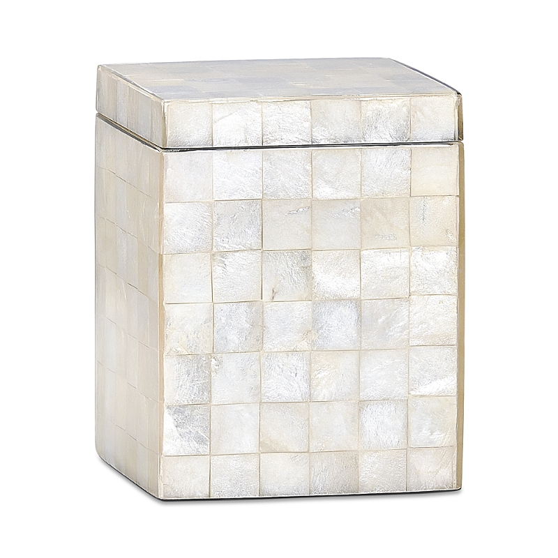 Labrazel Capiz Ivory Canister In Ivory