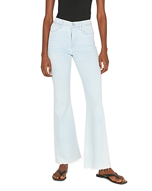 FRAME LE EASY HIGH RISE FLARE JEANS IN CLARITY
