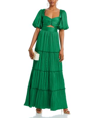 Pleated Cutout A Line Dress - 100% Exclusive 