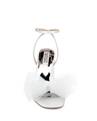 Women's Tess Tulle Bow Block Heel Sandals