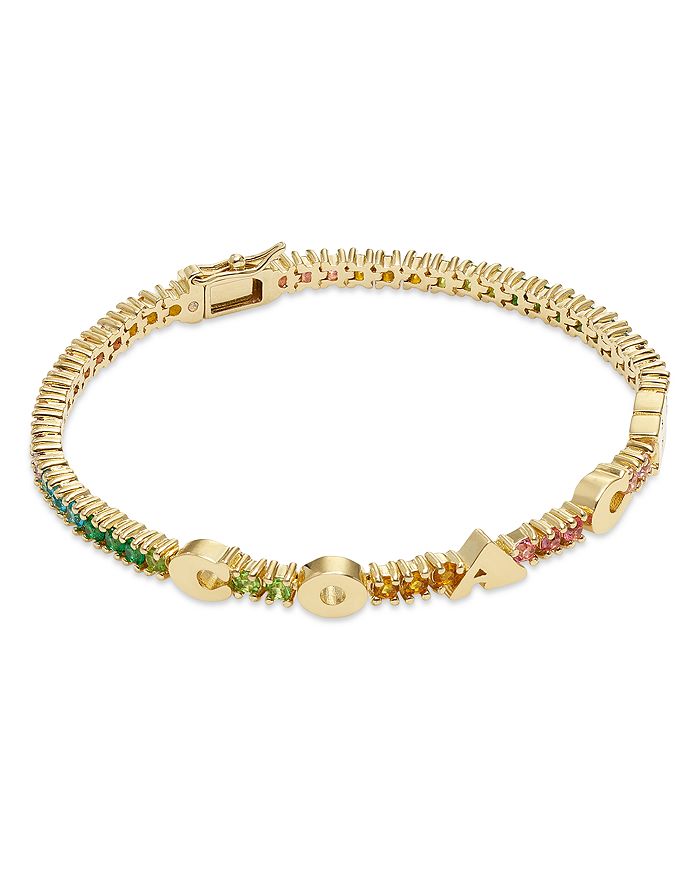 Coach shop tennis bracelet