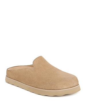 Vince Graham Suede Mules In Dune