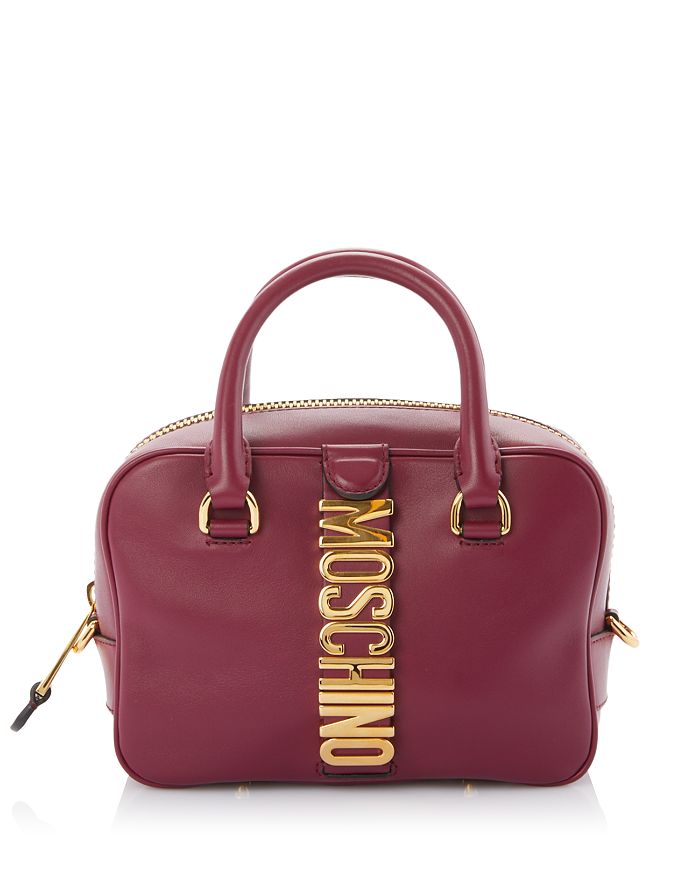 Moschino Top Handle Leather Crossbody Bag Bloomingdale's