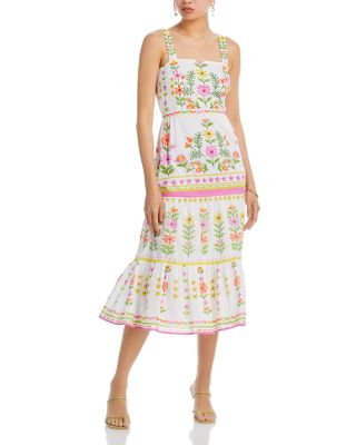 Banjanan Regina Tie Back Midi Dress | Bloomingdale's