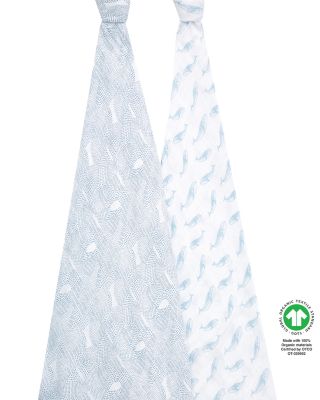 Muslin Swaddles, 2 Pack