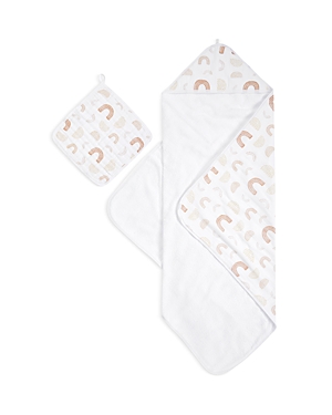 Aden And Anais Kids'  Keep Rising Towel Set In White
