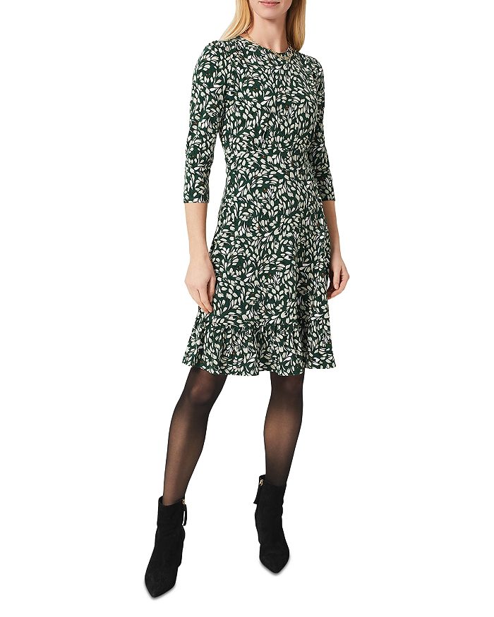 HOBBS LONDON Ami Ruffle Hem Dress Bloomingdale s