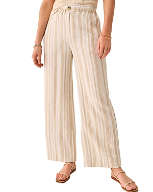 Faherty Monterey Linen Pants In Bombay Stripe