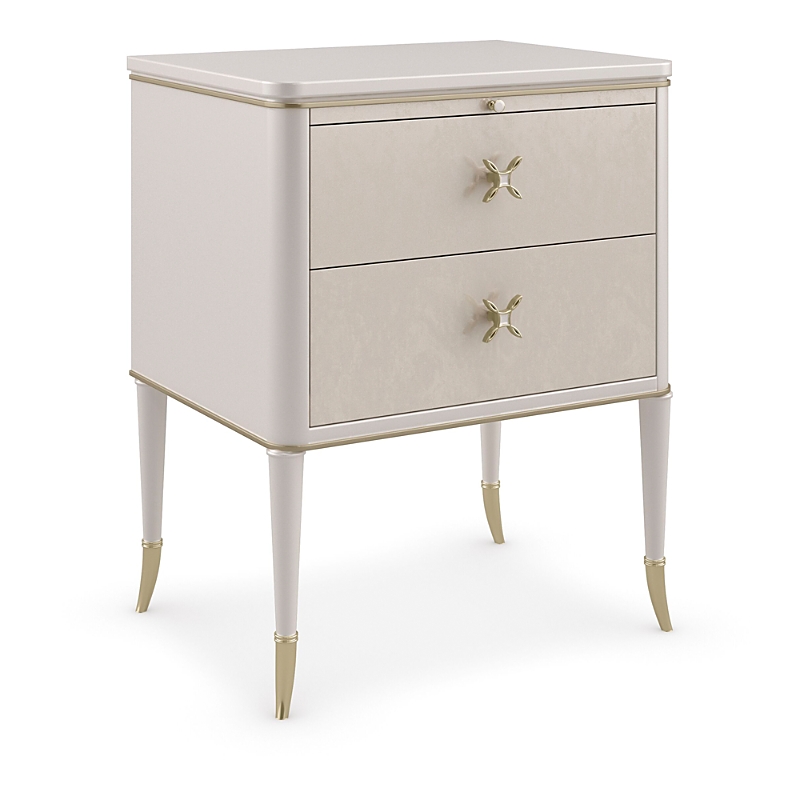 Caracole Finishing Up Nightstand In Gray