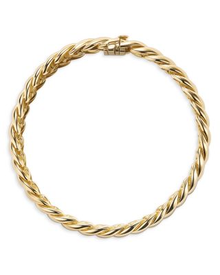 Sculpted Cable Bracelet in 18K Yellow Gold