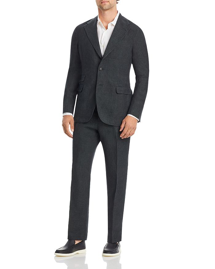 Massimo Alba Linen Slim Fit Suit | Bloomingdale's