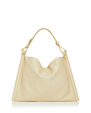 Shop Proenza Schouler White Label Minetta Small Shoulder Bag In Ivory/silver