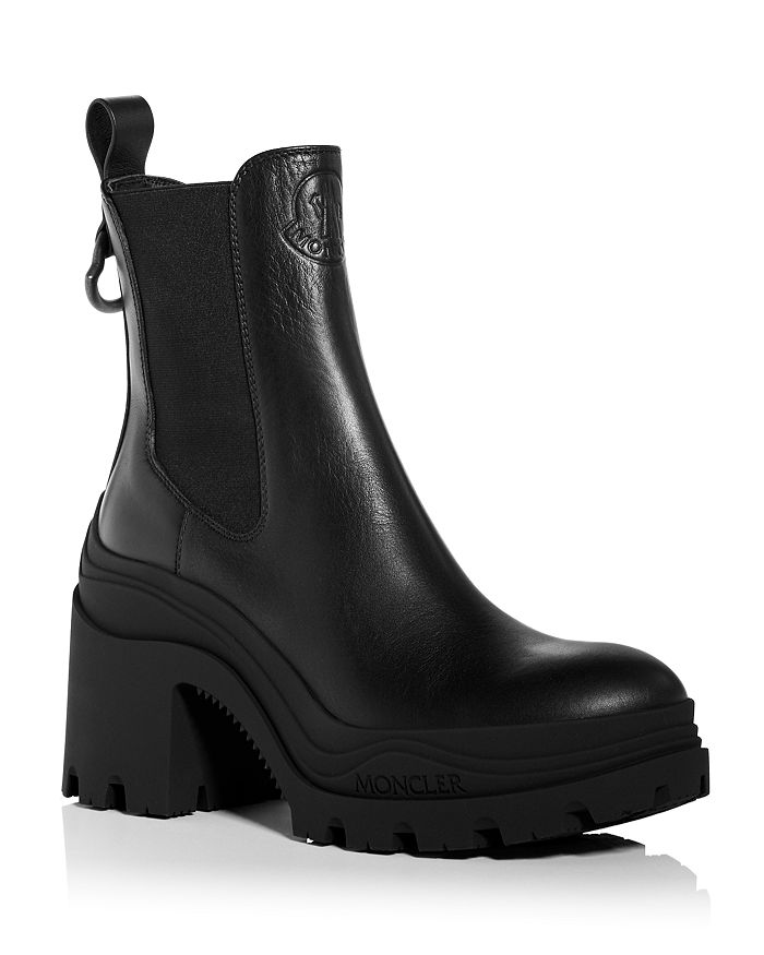 Moncler Women's Envile Platform Block Heel Chelsea Boots | Bloomingdale's