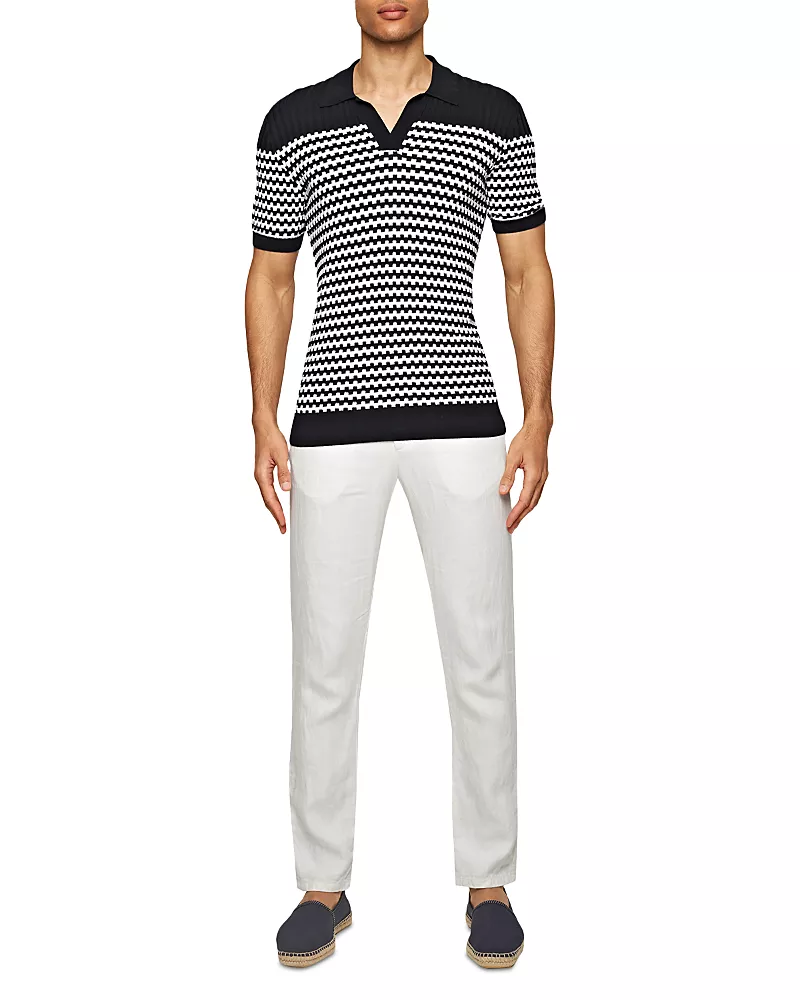 Orlebar Brown Cornell Tailored Fit Linen Trousers