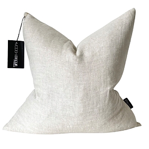 Modish Decor Pillows Linen Pillow Cover, 18 X 18 In Sand