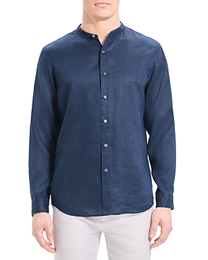 THEORY IRVING LONG SLEEVE BUTTON FRONT SHIRT
