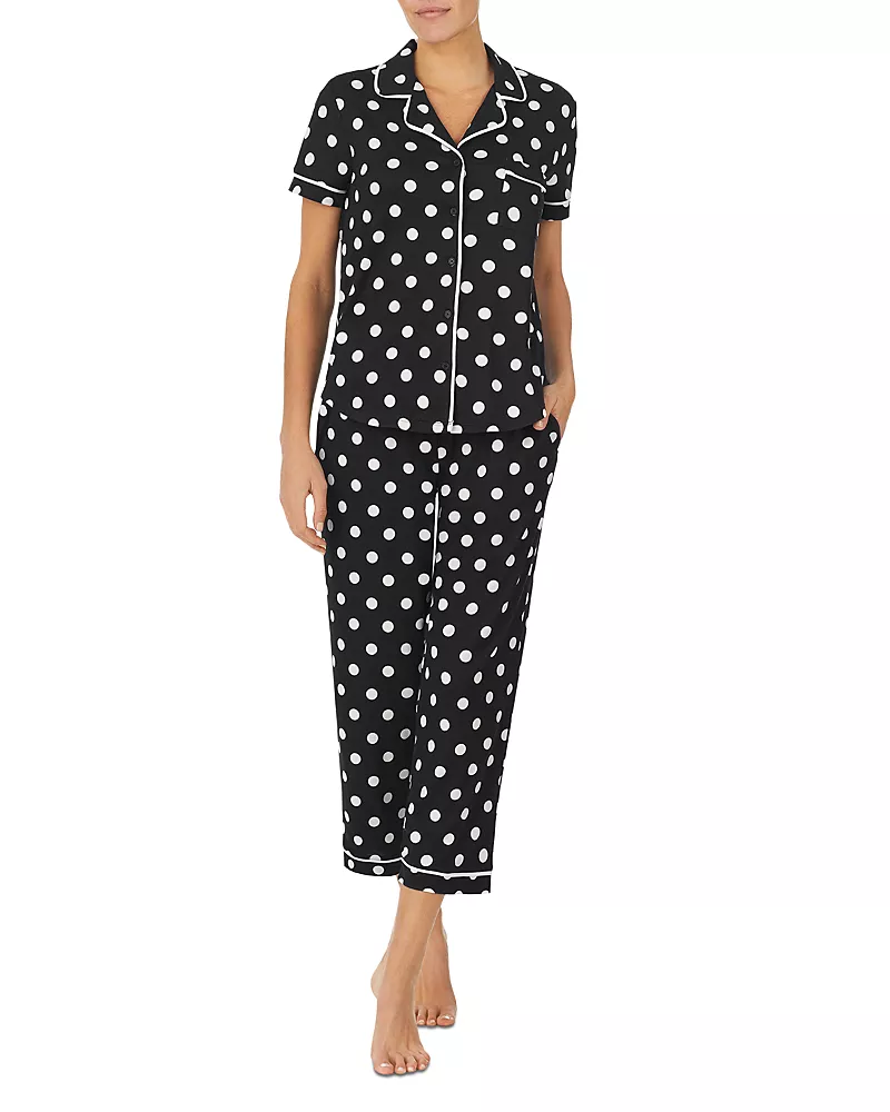 kate spade new york Printed Cropped Pajama Set