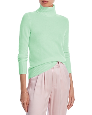 Aqua Cashmere Turtleneck Cashmere Sweater - 100% Exclusive In Mint