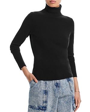 Aqua Cashmere Turtleneck Cashmere Sweater - 100% Exclusive In Black