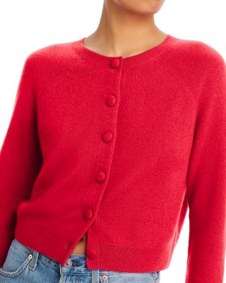 100% Cashmere Crewneck Cardigan - Exclusive