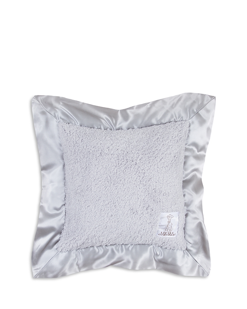 Little Giraffe Chenille Solid Pillow In Silver