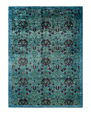 Bloomingdale's Fine Vibrance M1620 Area Rug, 9'1 X 11'10 In Light Blue