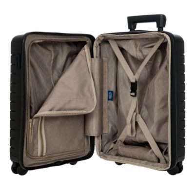 By Ulisse 21" Expandable Carry On Spinner Suitcase with Pocket