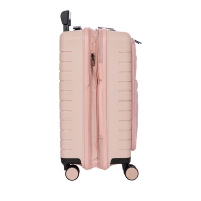 By Ulisse 21&amp;quot; Expandable Carry On Spinner Suitcase with Pocket