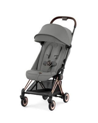 COYA Compact Lightweight Travel Ready Stroller in Rose Gold 