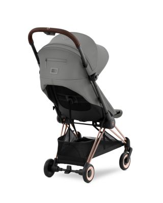 COYA Compact Lightweight Travel Ready Stroller in Rose Gold 