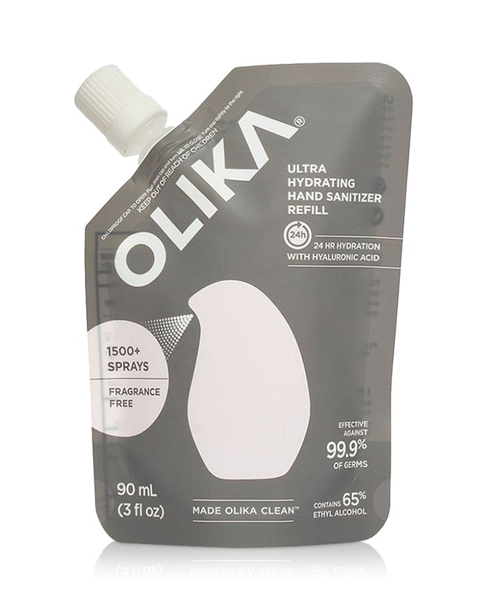 OLIKA Hydrating Hand Sanitizer Refill, Fragrance Free 3 oz