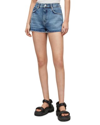 ALLSAINTS - Faye Denim Shorts in Dark Indigo