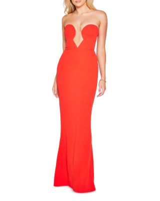 Nookie Minx Plunging Strapless Gown Bloomingdale s