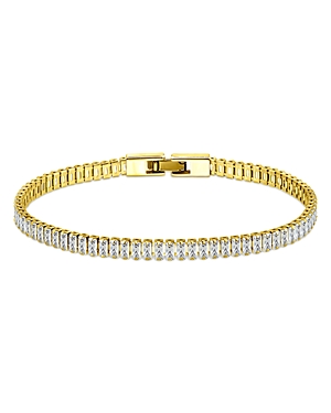 Baguette Stone Tennis Bracelet in Sterling Silver or 18K Gold Over Sterling Silver - 100% Exclusive