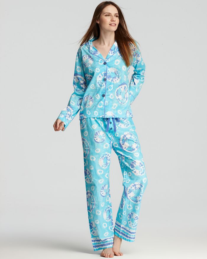 Pj salvage top tie dye set