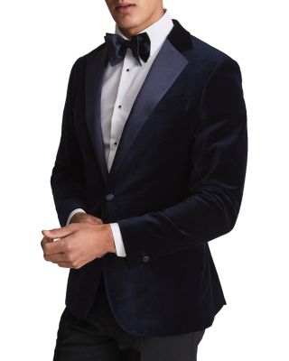 REISS - Ace Velvet Tuxedo Jacket