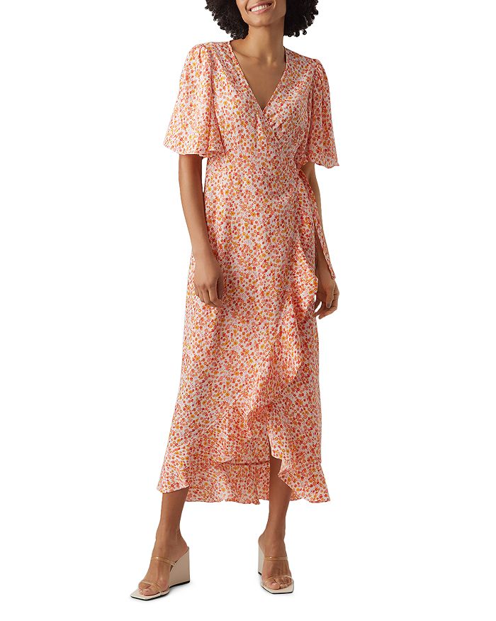skrot kæmpe stor bestille Vero Moda Emma Maxi Wrap Dress | Bloomingdale's