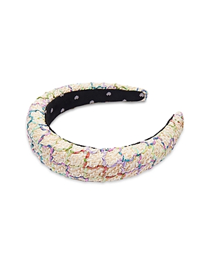 Lele Sadoughi Alice Multicolor Woven Headband In Mermaid