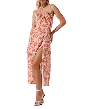 Astr The Label Tropics Maxi Dress In Orange Floral