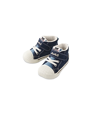 Miki House Unisex Double B Trainers - Little Kid In Navy