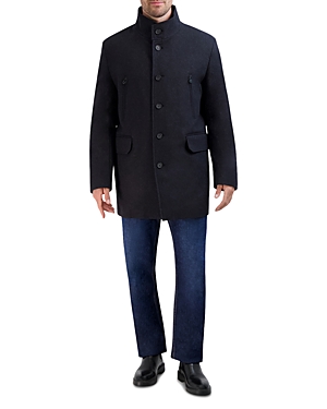 Shop Cole Haan Melton 3-in-1 Top Coat In Charcoal