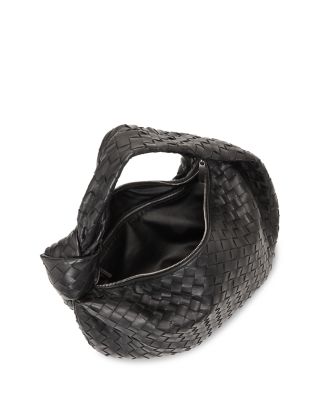 Small Jodie Intrecciato Leather Top Handle Bag