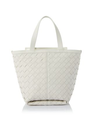 Small Flip Flap Intrecciato Leather Shoulder Bag