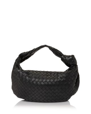 Small Jodie Intrecciato Leather Top Handle Bag