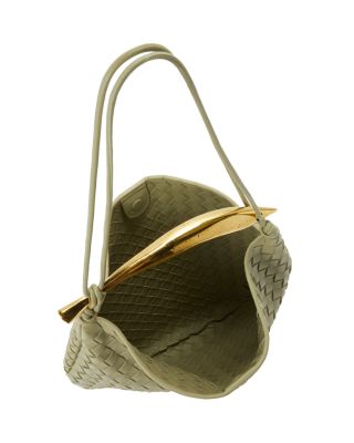 Medium Sardine Intrecciato Leather Shoulder Bag