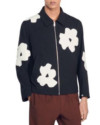 Sandro Flower Zip Jacket | Bloomingdale's