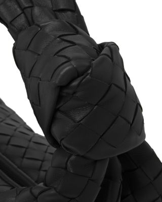 Teen Jodie Intrecciato Leather Top Handle Bag