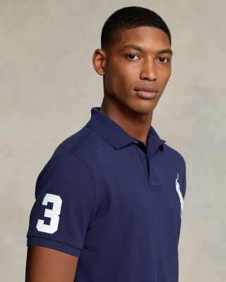 Big Pony Custom Slim Fit Mesh Polo Shirt