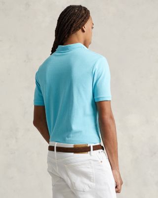 Custom Slim Fit Mesh Polo Shirt